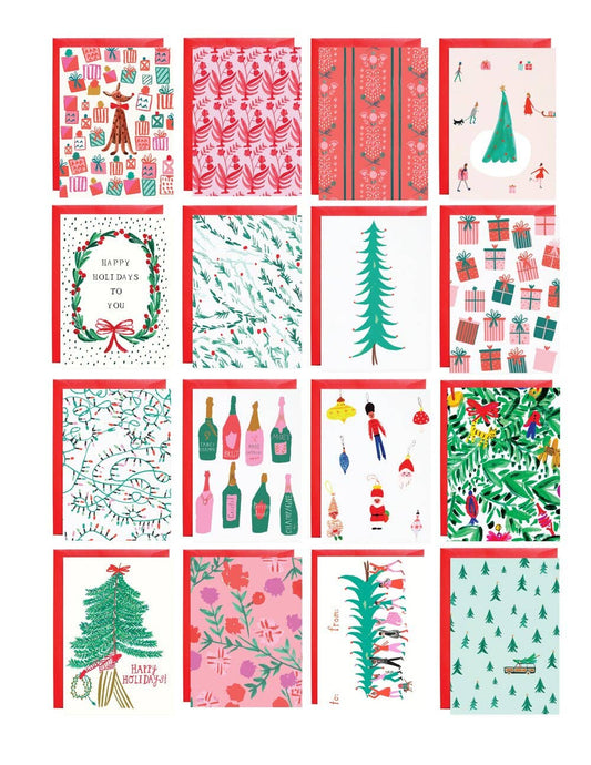 Holiday Petite Cards (Mix): Mix of 36