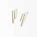 MULXIPLY - Loop Stud Earrings | Brass - PMA Store at the Portland Museum of Art, Maine