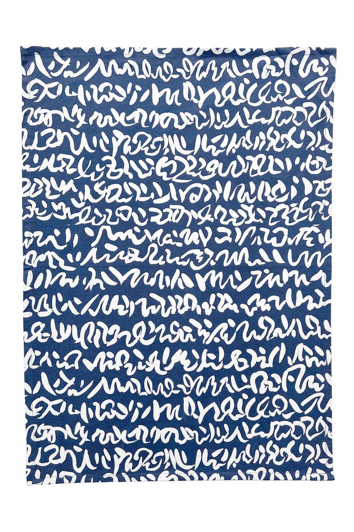 See Design - Tea Towels (Set of 2): Small Totem Aqua/Citron - PMA Store at the Portland Museum of Art, Maine
