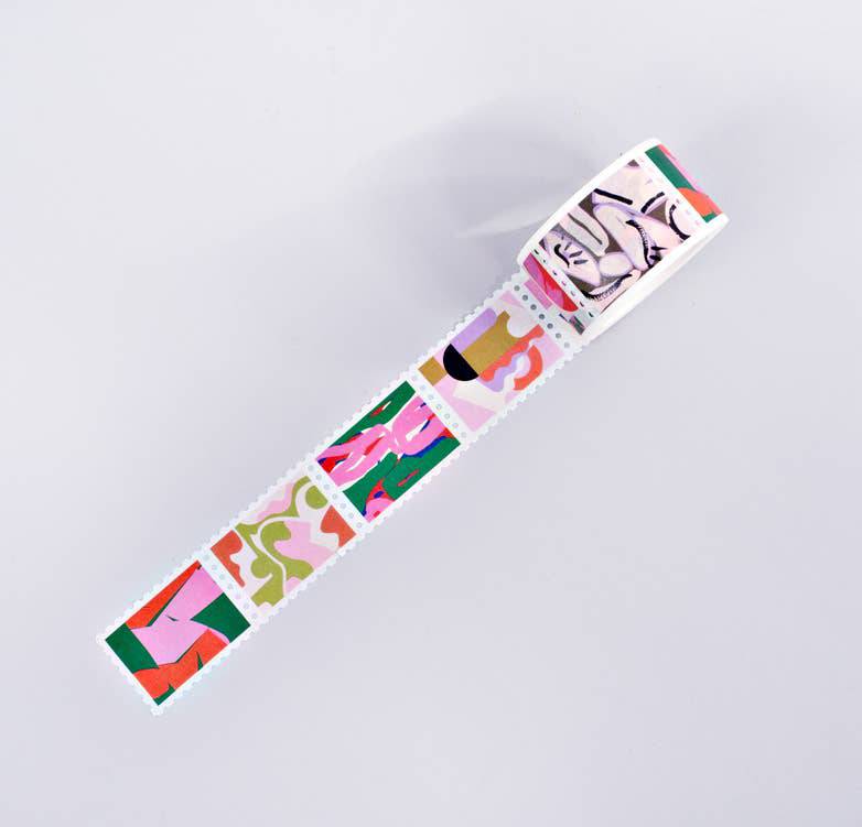 Capri Mix Stamp Washi Tape - PMA Store at the Portland Museum of Art, Maine