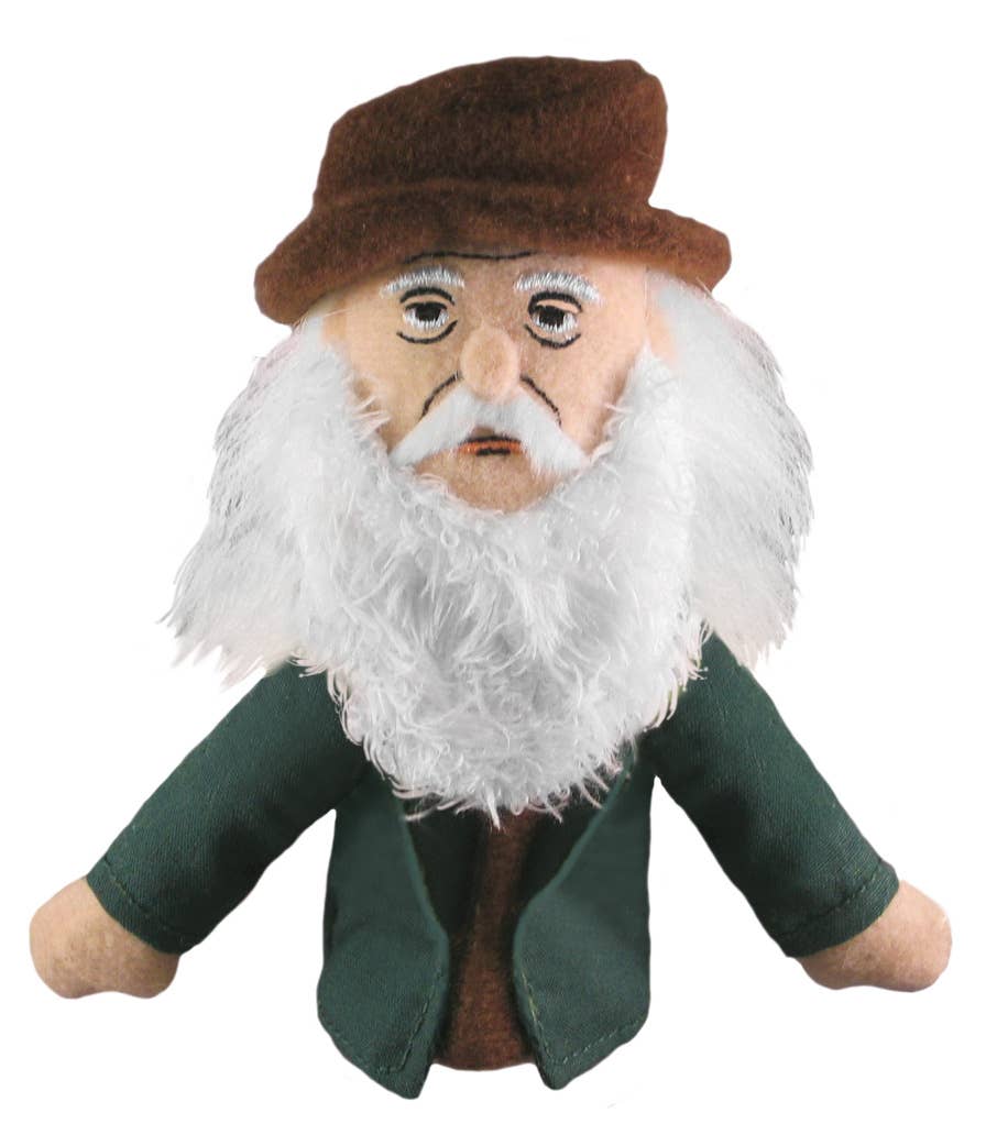 Unemployed Philosophers Guild - Leonardo Da Vinci Finger Puppet - PMA Store at the Portland Museum of Art, Maine