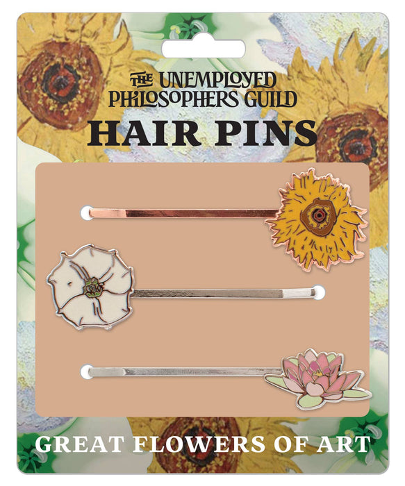 Unemployed Philosophers Guild - Great Flowers of Art Hair Pins