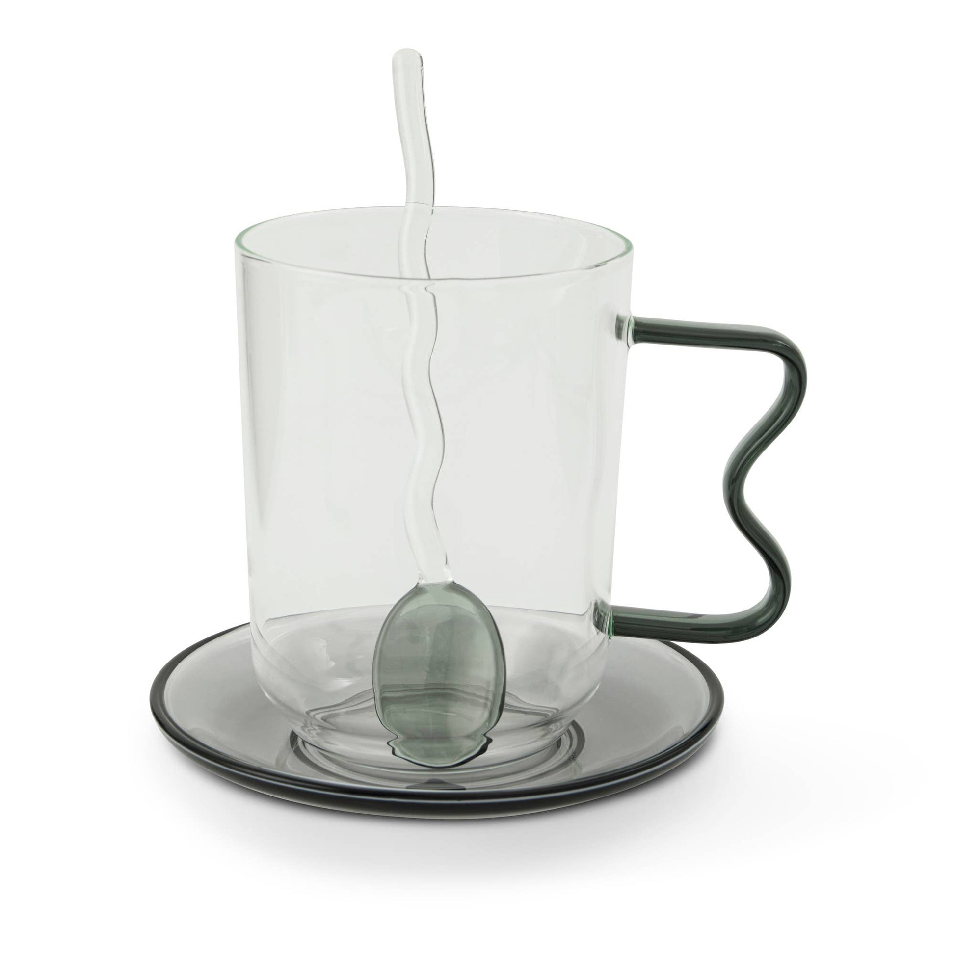 14.5oz Squiggle Mug Set - Clear - PMA Store at the Portland Museum of Art, Maine