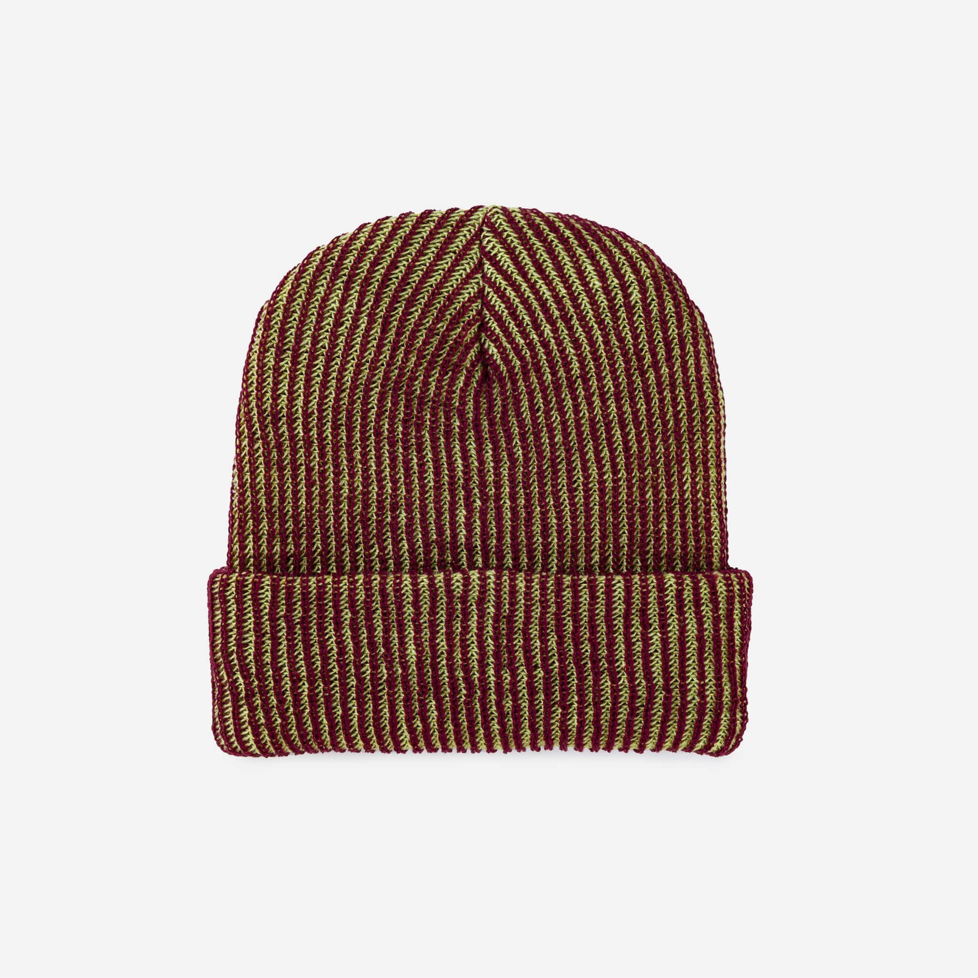 Simple Rib Knit Beanie: Poppy Magenta - PMA Store at the Portland Museum of Art, Maine