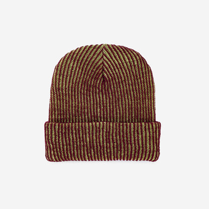 Simple Rib Knit Beanie: Poppy Magenta - PMA Store at the Portland Museum of Art, Maine