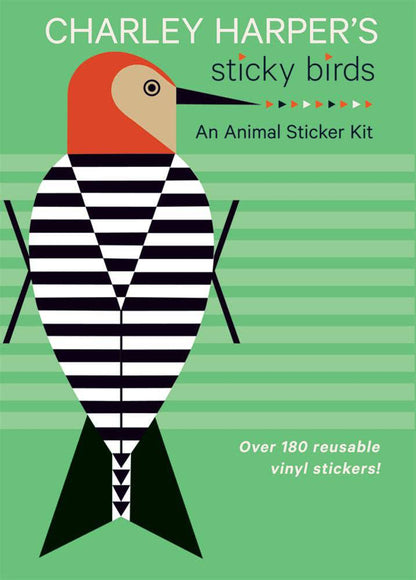 Pomegranate - Charley Harper’s Sticky Birds: An Animal Sticker Kit - PMA Store at the Portland Museum of Art, Maine