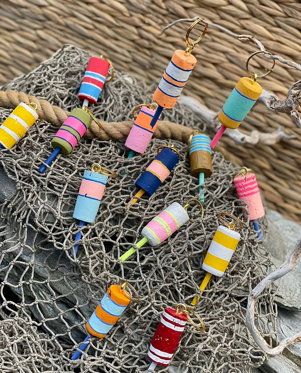 Blue Harbour Boatique - Buoy Keychains: As Is - PMA Store at the Portland Museum of Art, Maine