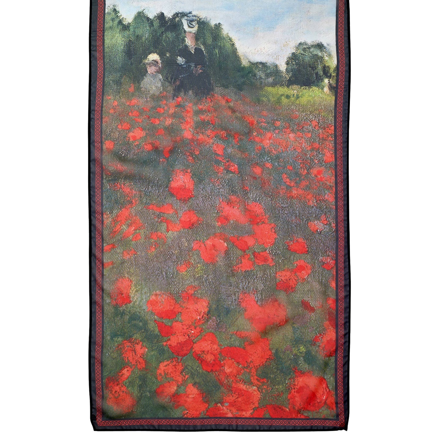 Monet Poppy Field Scarf - PMA Store at the Portland Museum of Art, Maine