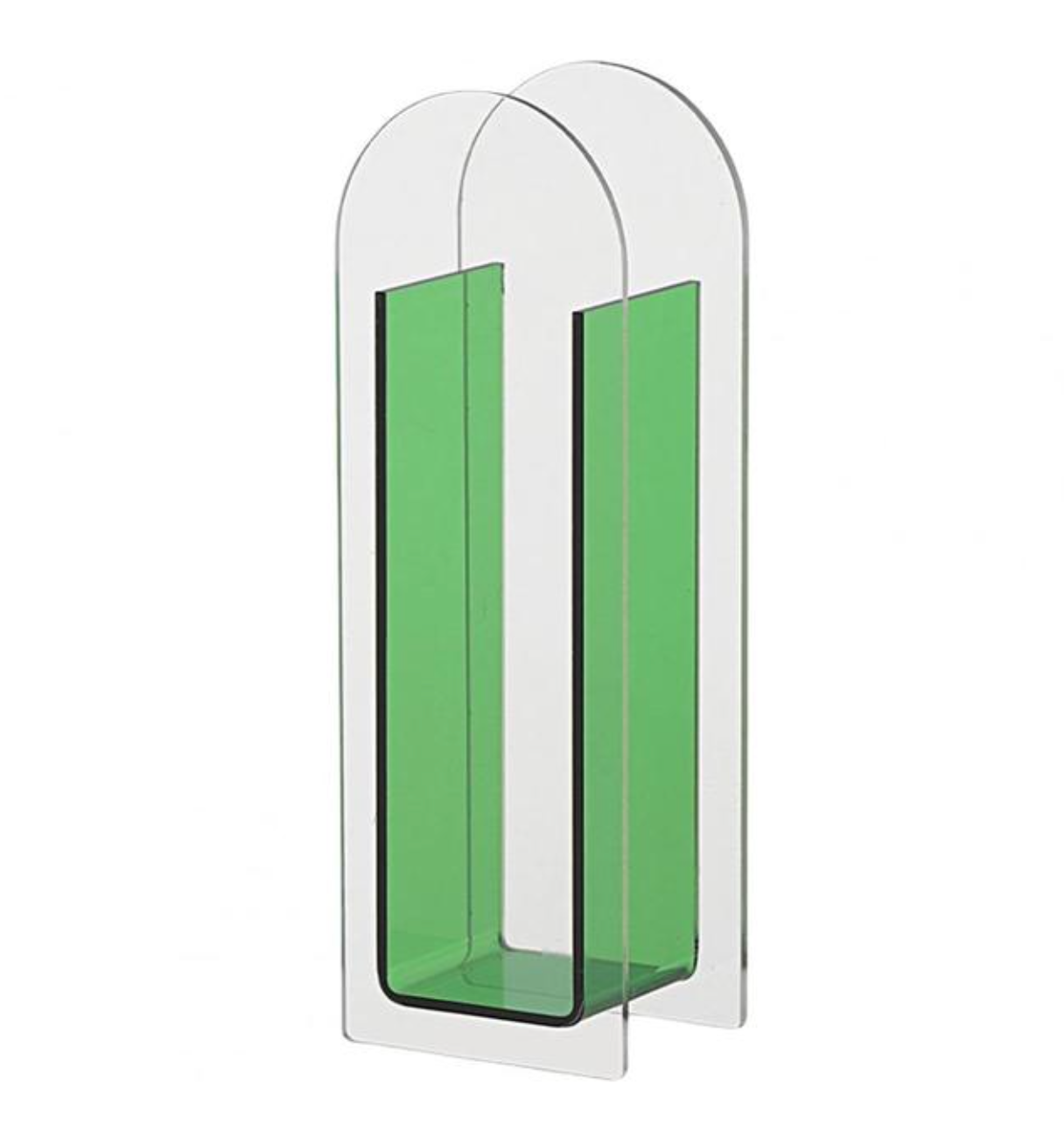 Translucent Acrylic Flower Vase: Green - PMA Store at the Portland Museum of Art, Maine