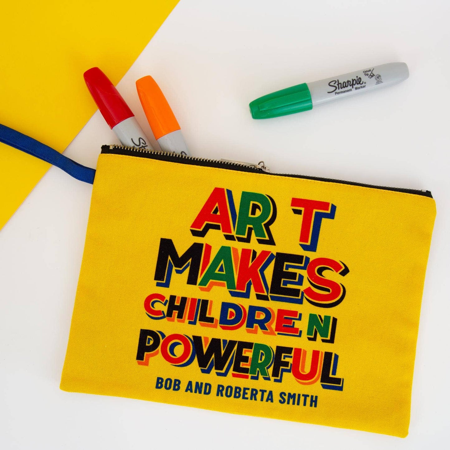 Third Drawer Down USA - Pouch x Bob and Roberta Smith - PMA Store at the Portland Museum of Art, Maine