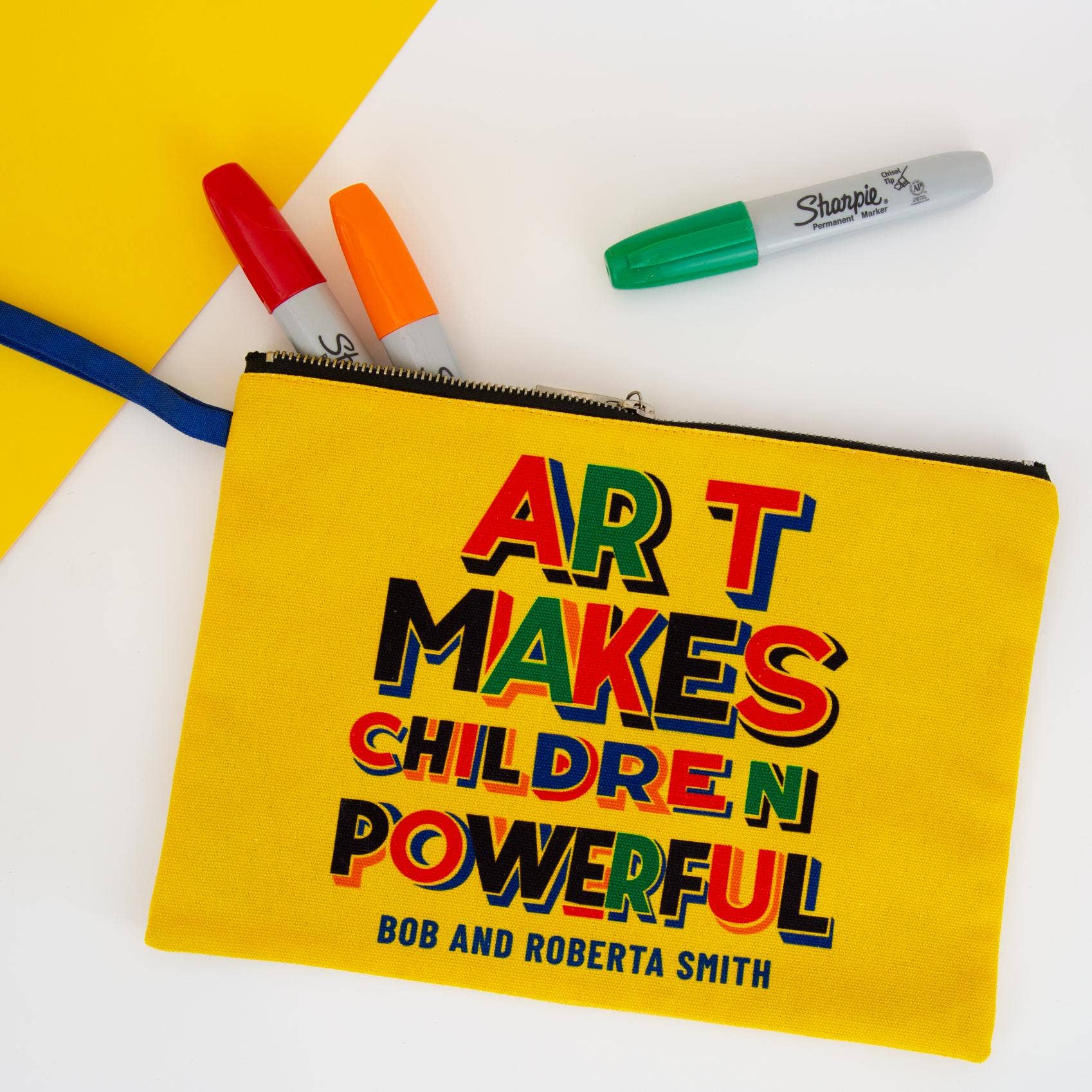 Third Drawer Down USA - Pouch x Bob and Roberta Smith - PMA Store at the Portland Museum of Art, Maine