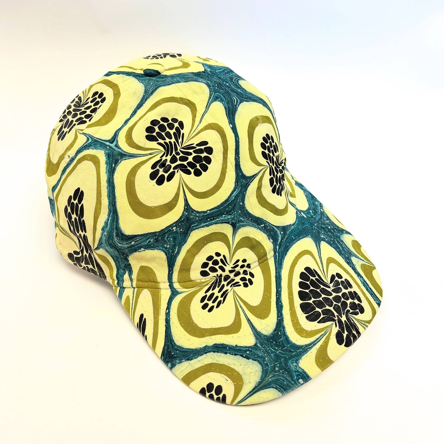 Tempered East - Marbled Dad Hat: Flowers