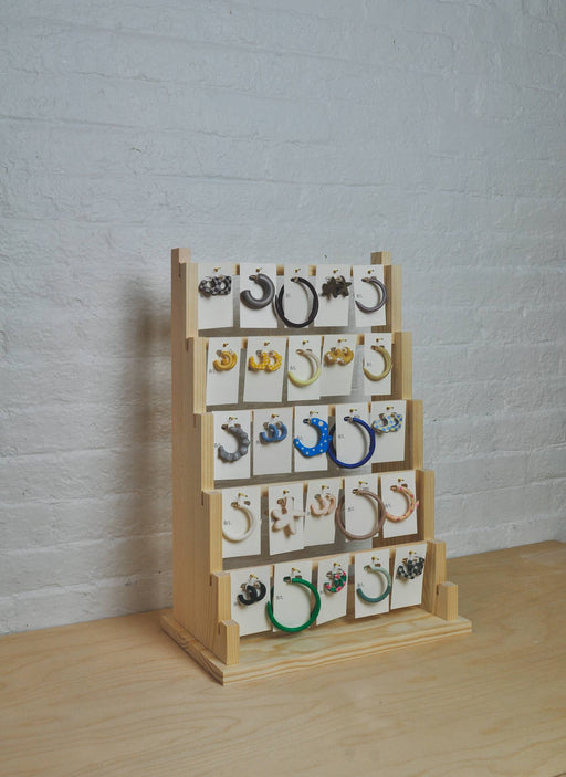 BINKY AND LULU - 5 Tiered Wood BL Display - PMA Store at the Portland Museum of Art, Maine