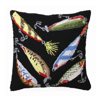 Peking Handicraft - Fishing Lures Hook Pillow - PMA Store at the Portland Museum of Art, Maine
