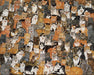 Pomegranate - Ditz: Double Cat-Spread 1000-Piece Jigsaw Puzzle - PMA Store at the Portland Museum of Art, Maine