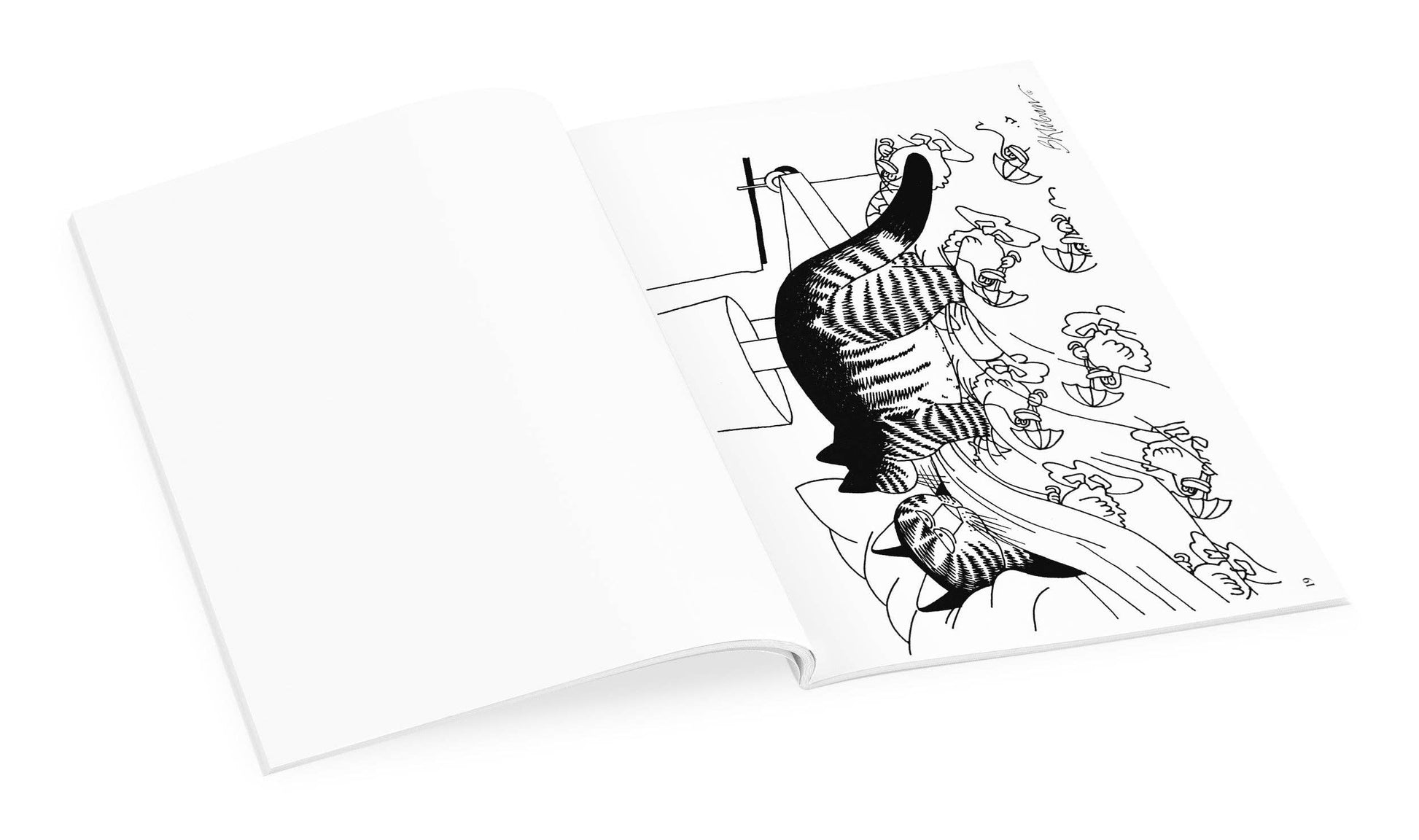 Pomegranate - B. Kliban CatColor Coloring Book - PMA Store at the Portland Museum of Art, Maine