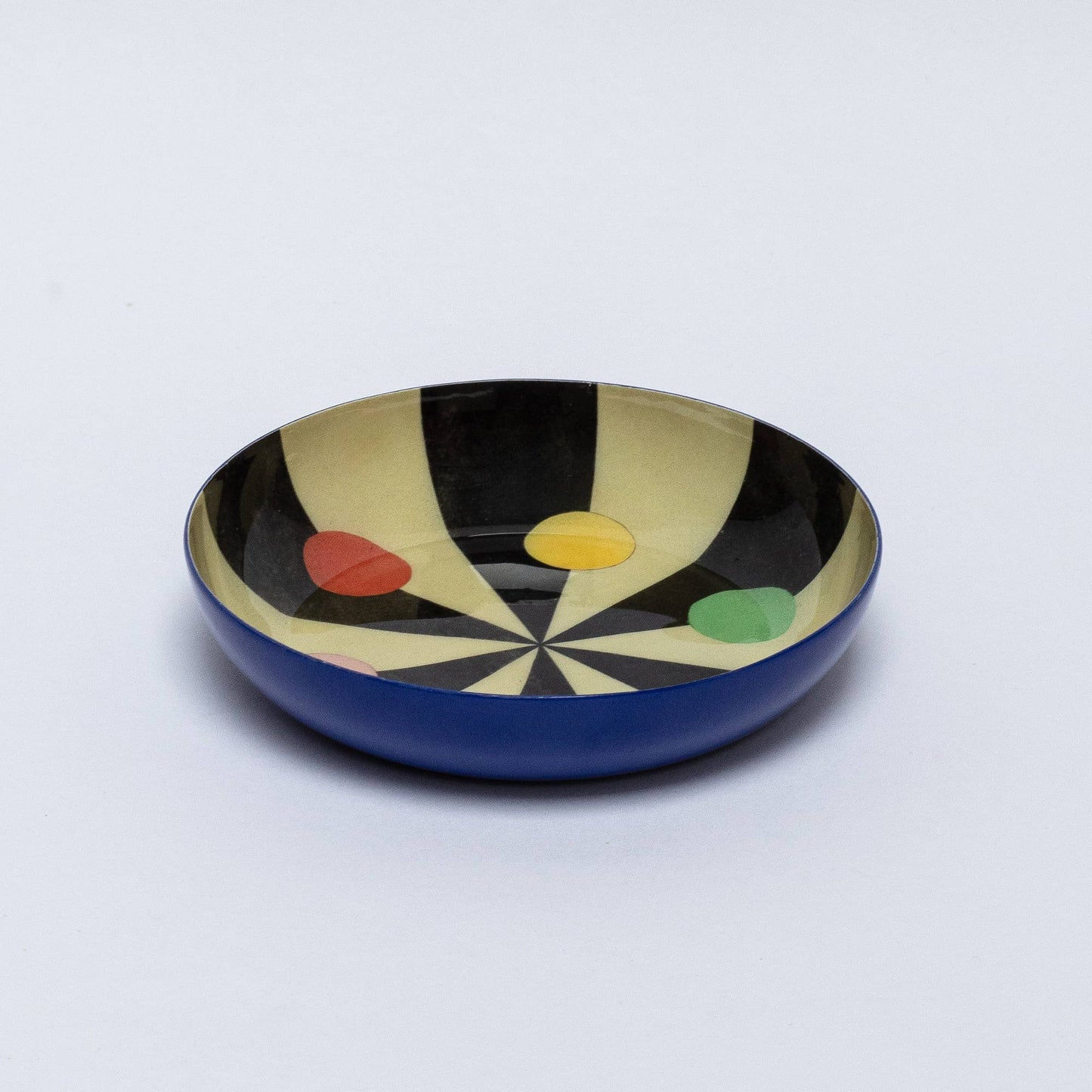 Roomytown Inc - Round Enamel Tray - Benson’s Colour Hexagon - PMA Store at the Portland Museum of Art, Maine