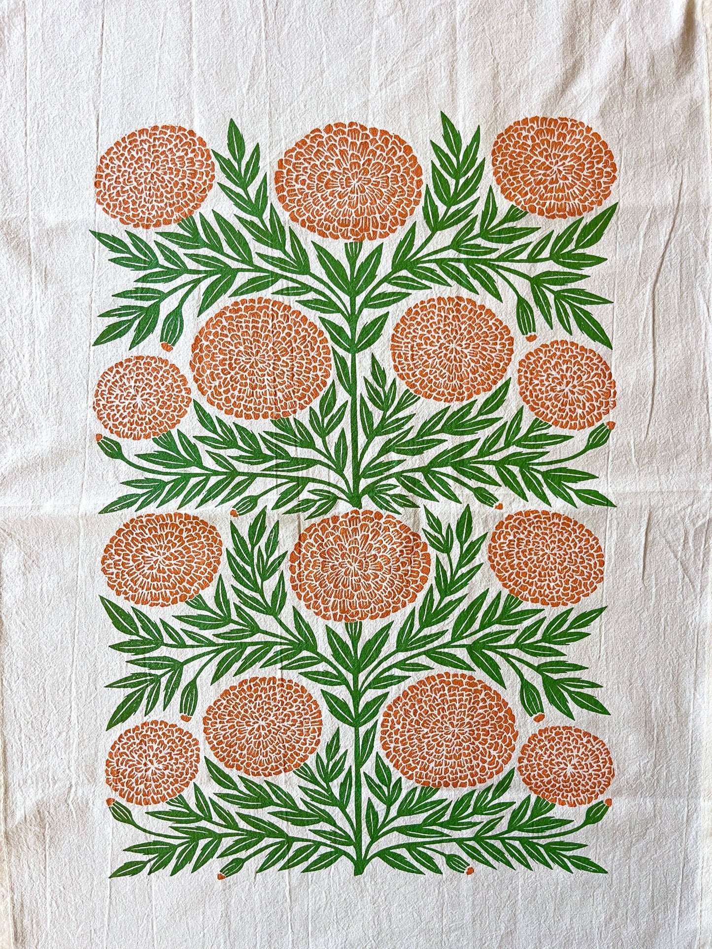 Katharine Watson - Marigold Tea Towel - PMA Store at the Portland Museum of Art, Maine