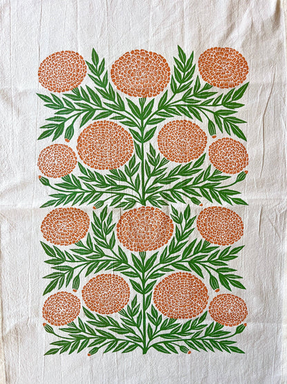 Katharine Watson - Marigold Tea Towel - PMA Store at the Portland Museum of Art, Maine
