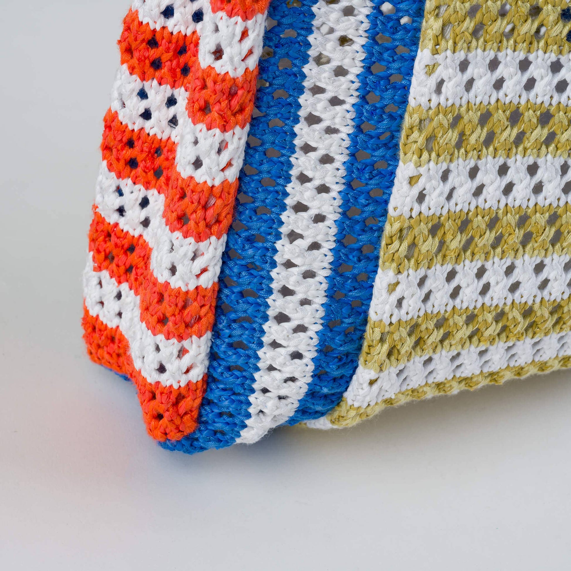 Stripe Mini Raffia Bag: Kelly Lilac - PMA Store at the Portland Museum of Art, Maine