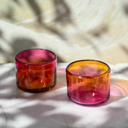 Hand Blown Wine Cocktail Glass - Amarosa - 2 sizes: Small - PMA Store at the Portland Museum of Art, Maine