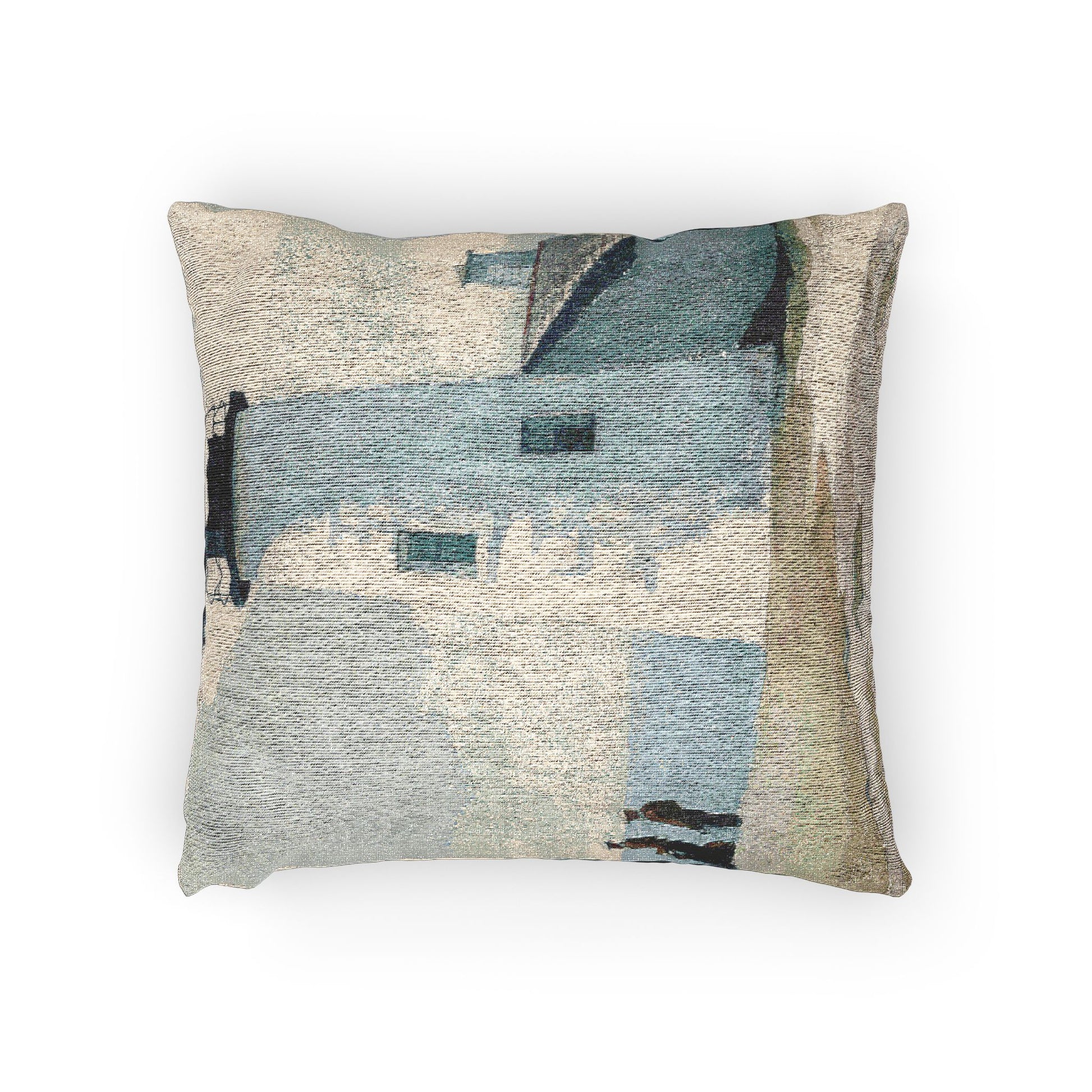 Pemaquid Light Edward Hopper Woven Pillow - PMA Store at the Portland Museum of Art, Maine