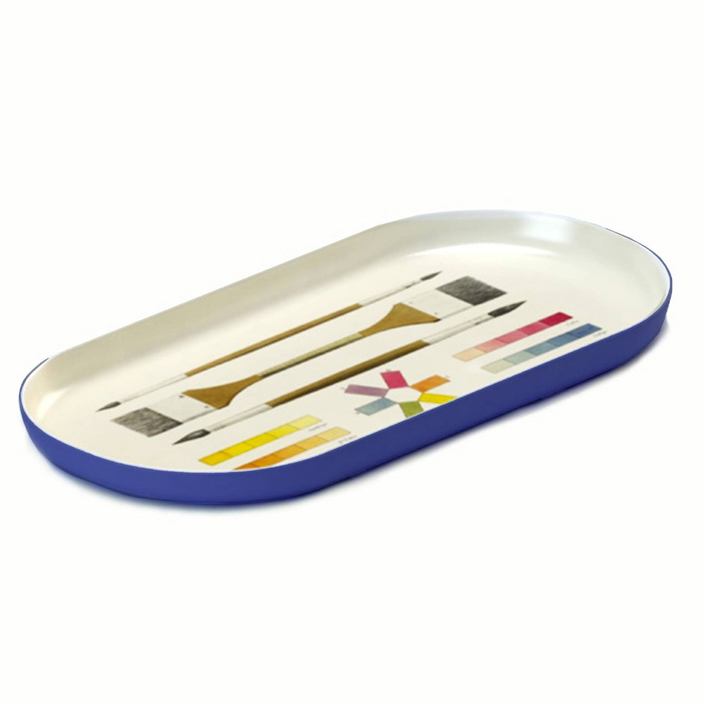 Roomytown Inc - Enamel Printed Tray - The Art of Colouring - PMA Store at the Portland Museum of Art, Maine