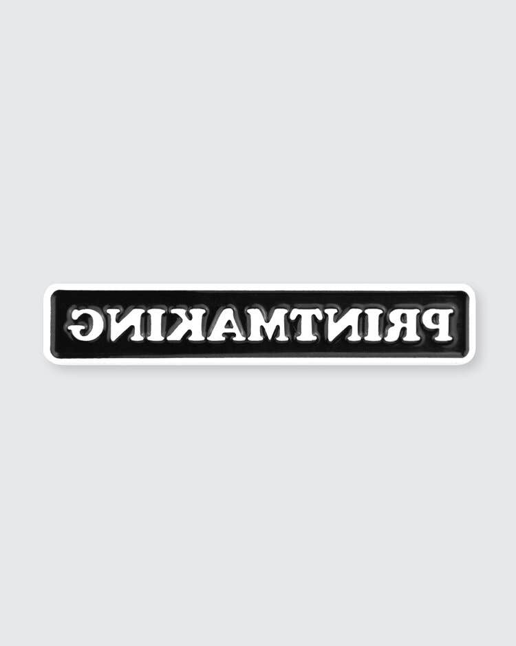 Pin Museum - Printmaking • Enamel Pin - PMA Store at the Portland Museum of Art, Maine