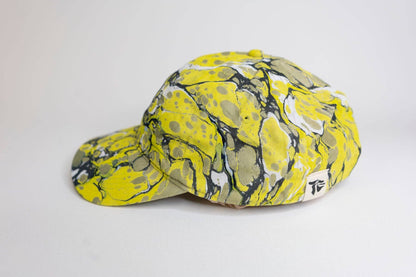 Tempered East - Marbled Dad Hat: Stone: Yellow