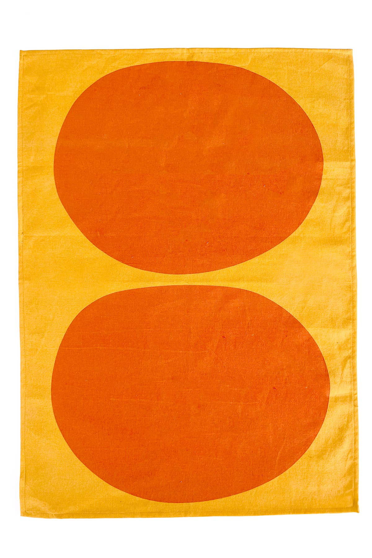 See Design - Tea Towels (Set of 2): Small Totem Aqua/Citron - PMA Store at the Portland Museum of Art, Maine