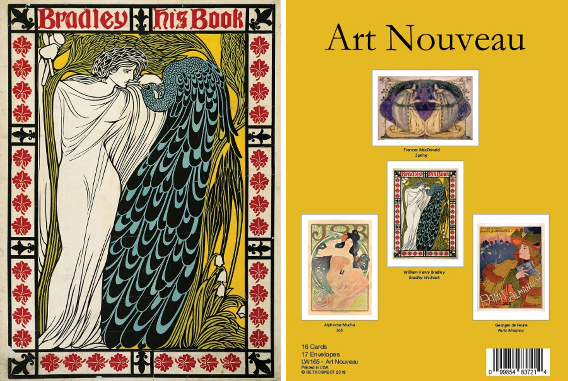 The Retrospect Group Collection - Art Nouveau Notecard - Boxed Set - PMA Store at the Portland Museum of Art, Maine
