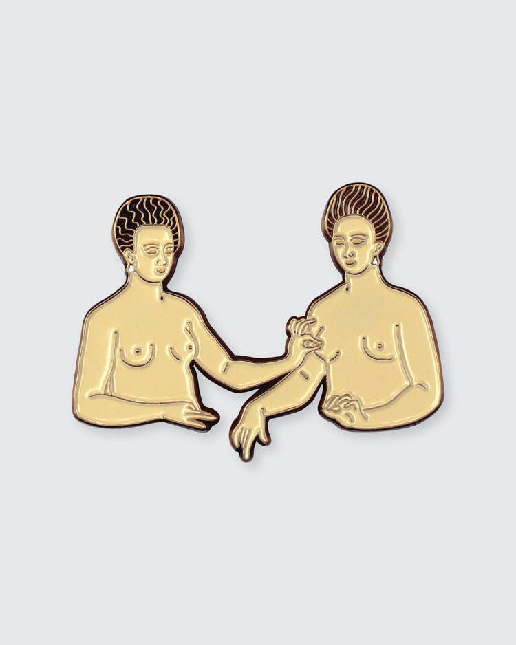Pin Museum - Gabrielle d'Estrées and One of Her Sisters • Enamel Pin