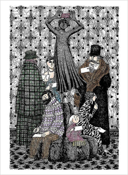 Pomegranate - Edward Gorey: Mysterious Messages, Cryptic Cards, Coded Conundrums, Anonymous Notes Book of Postcards - PMA Store at the Portland Museum of Art, Maine
