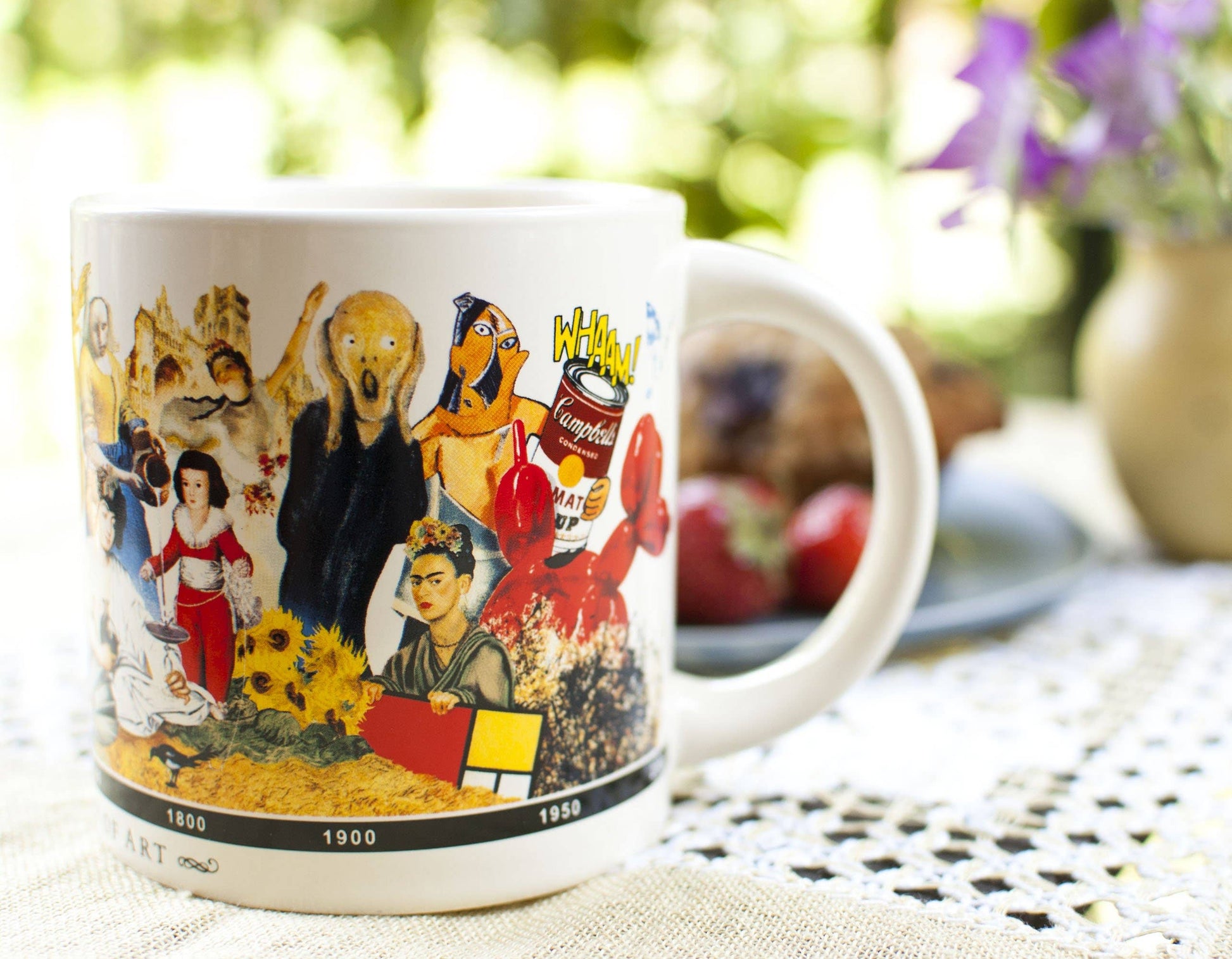 Unemployed Philosophers Guild - Brief History of Art Coffee Mug - PMA Store at the Portland Museum of Art, Maine