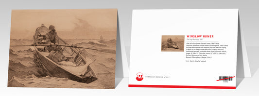 The Fog Warning Winslow Homer Notecard 5x7 - PMA Store at the Portland Museum of Art, Maine