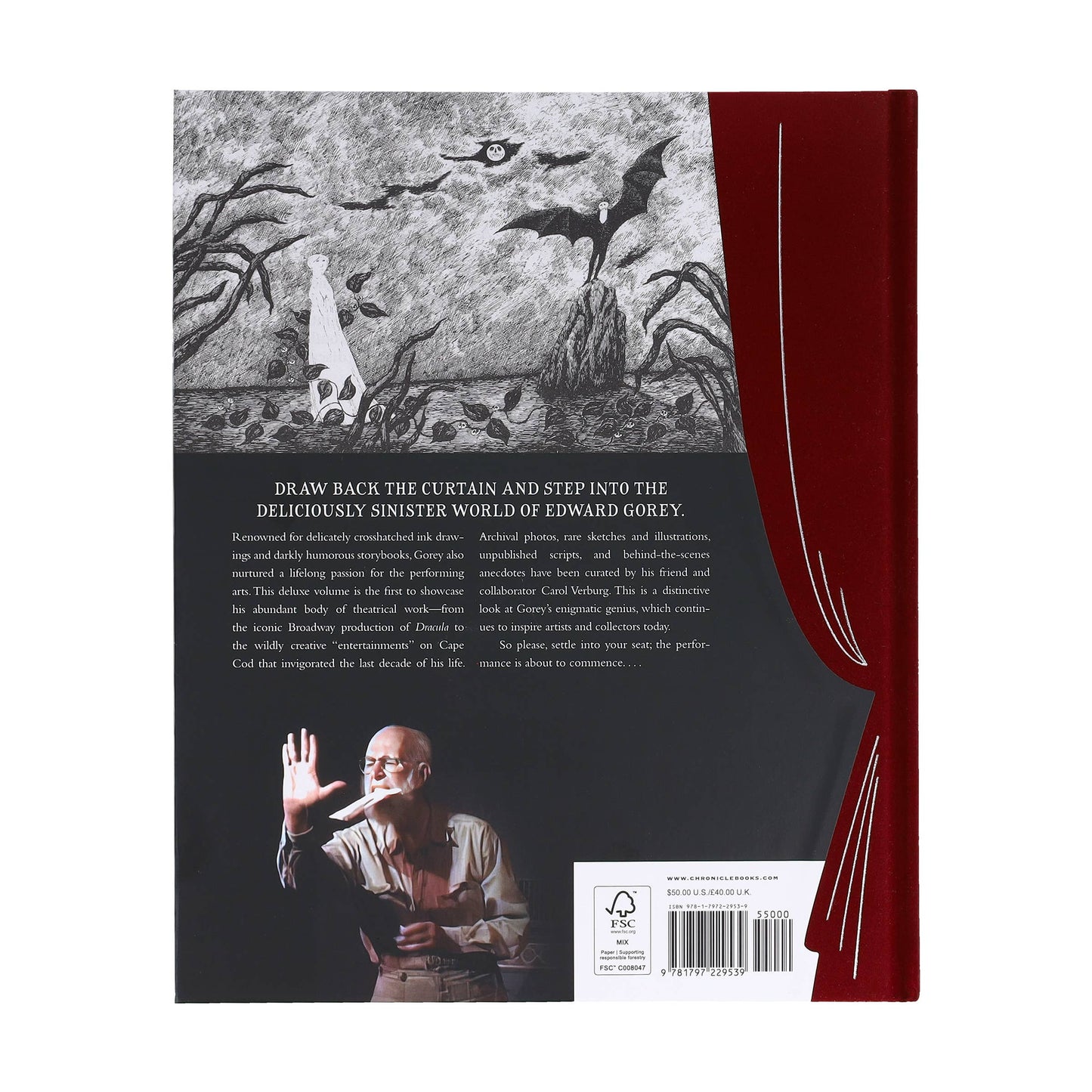Chronicle Books - Theatrical Adventures of Edward Gorey - PMA Store at the Portland Museum of Art, Maine