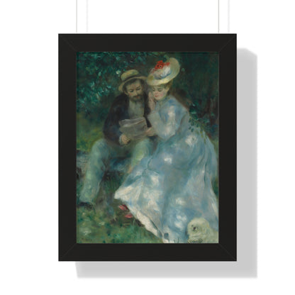 Confidences (Secrets) by Renoir, 1874 Framed Poster - Classic Art Print for Home Decor - PMA Store at the Portland Museum of Art, Maine