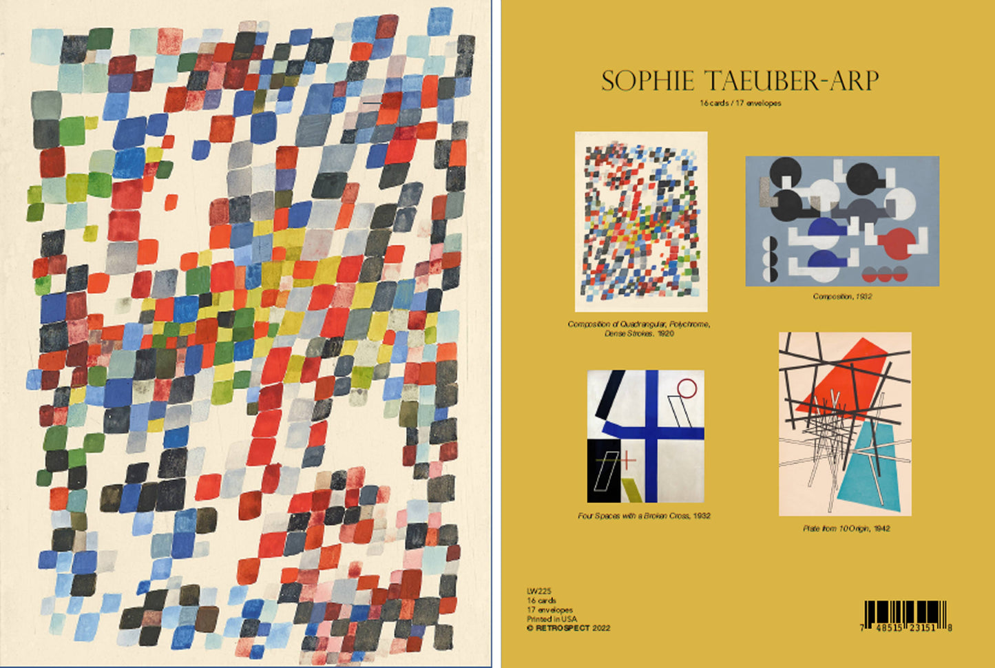 The Retrospect Group Collection - Sophie Tauber-Arp Boxed Cards - PMA Store at the Portland Museum of Art, Maine