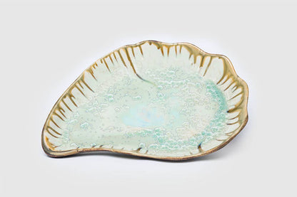 Alison Evans Ceramics - Large Oyster Plate: Abalone & Tortoise