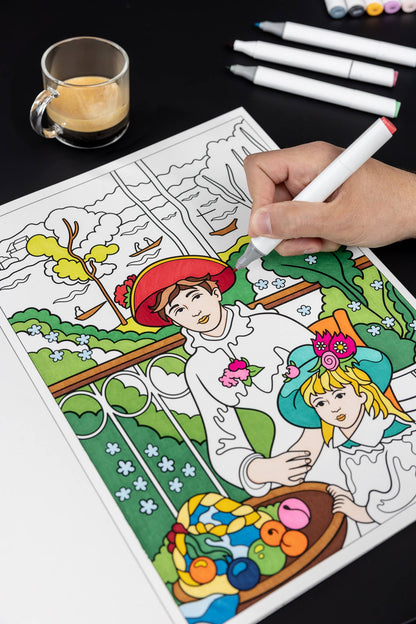 Today is Art Day - Coloring Book - Impressionism - PMA Store at the Portland Museum of Art, Maine