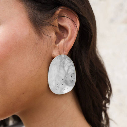 MULXIPLY - Origin Statement Earrings | Sterling Silver - PMA Store at the Portland Museum of Art, Maine