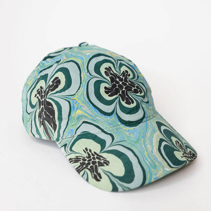 Tempered East - Marbled Dad Hat: Flowers