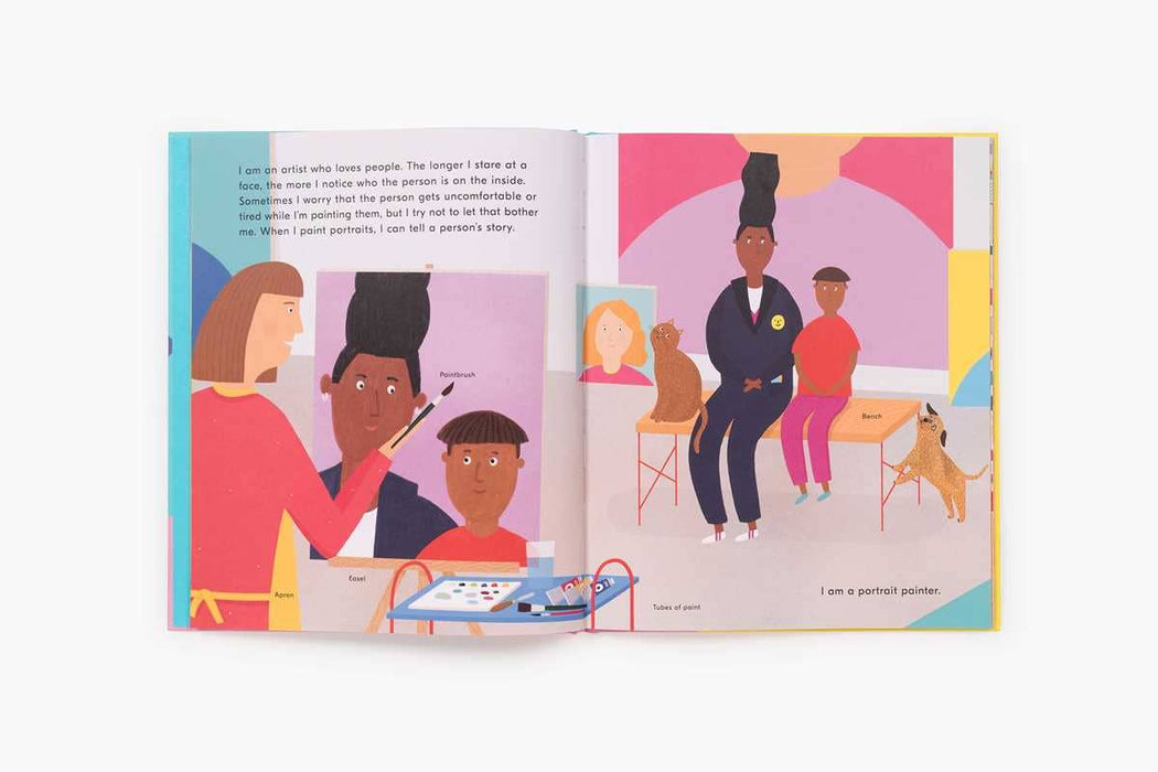 Simon & Schuster - I Am an Artist (Books for Kids, Art for Kids, Art Book) by Doro Globus: Hardcover; 40 pages / English - PMA Store at the Portland Museum of Art, Maine