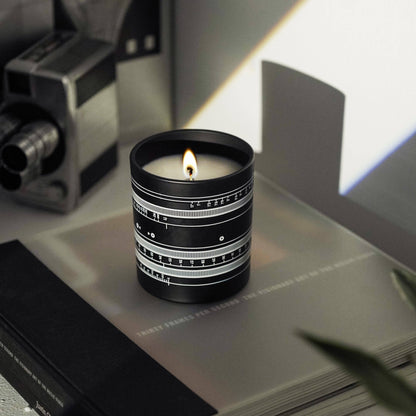 Cinema Movie Lens Candle - 100% Vegan Soy Wax, 10oz - PMA Store at the Portland Museum of Art, Maine