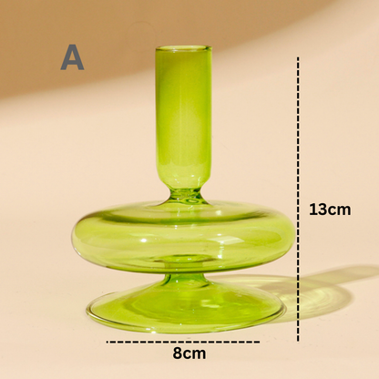 IVORE.GROUP (We cover All Import duty) - Lime Green Candlestick Holder | Flower Vase: I - PMA Store at the Portland Museum of Art, Maine
