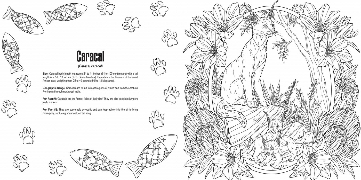 Penguin Random House LLC - Cats: A Smithsonian Coloring Book