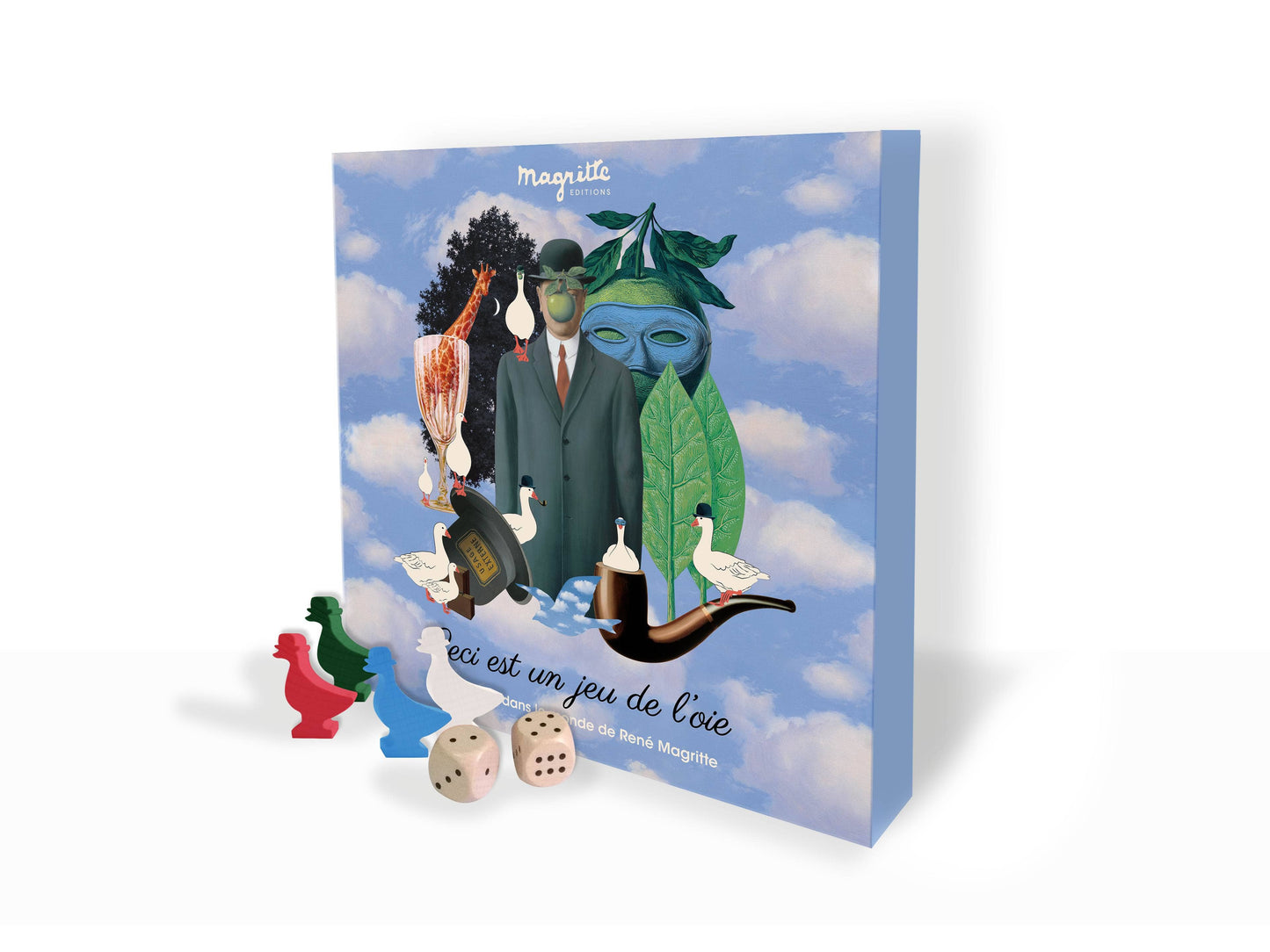 Today is Art Day - Magritte's Game of the Goose by Mon Petit Art - PMA Store at the Portland Museum of Art, Maine