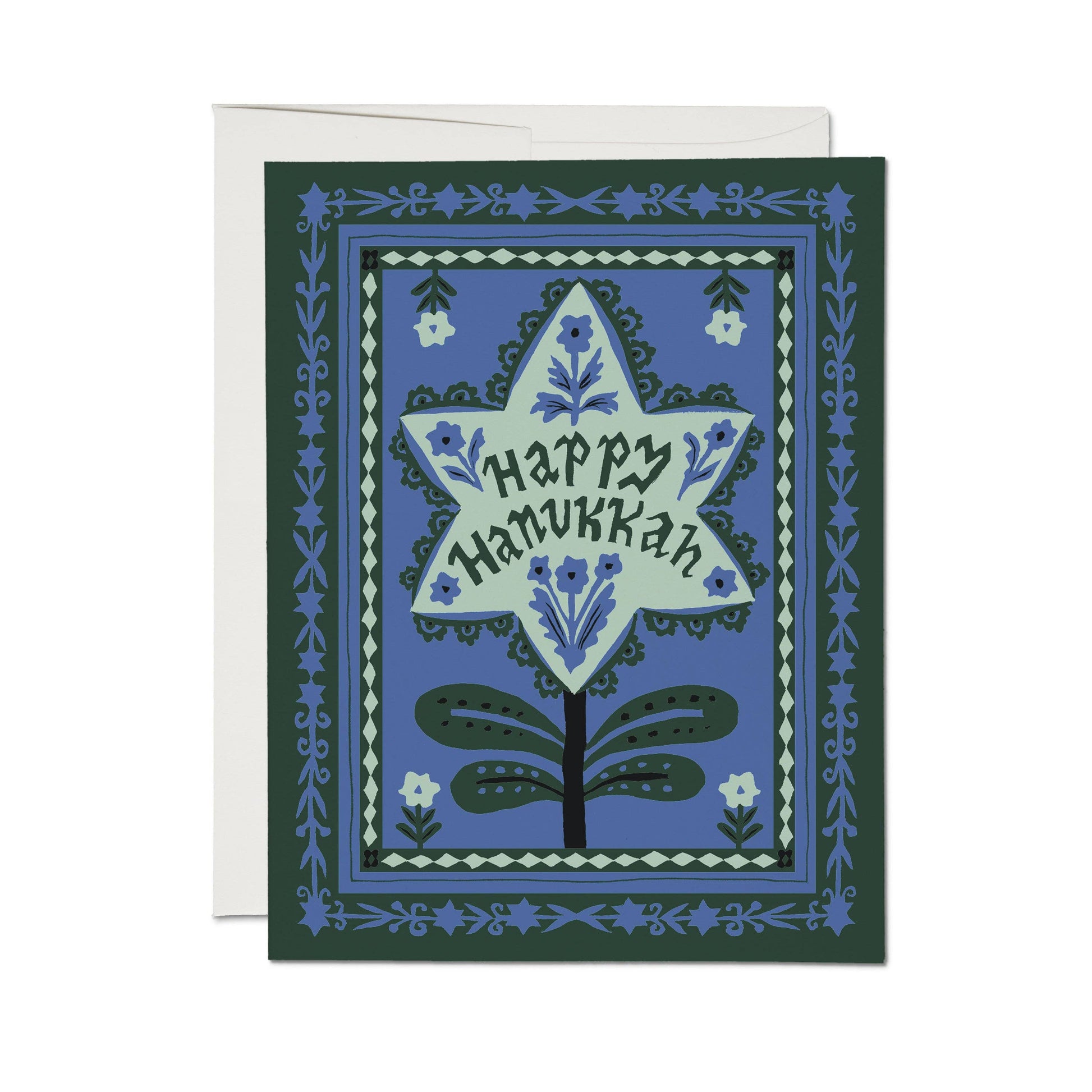 Hanukkah Stamp greeting card: Single - PMA Store at the Portland Museum of Art, Maine