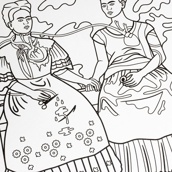 Today is Art Day - Coloring Book - Frida Kahlo