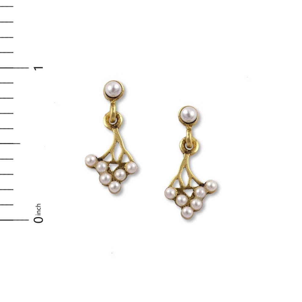 Art Nouveau Spray Earrings - PMA Store at the Portland Museum of Art, Maine